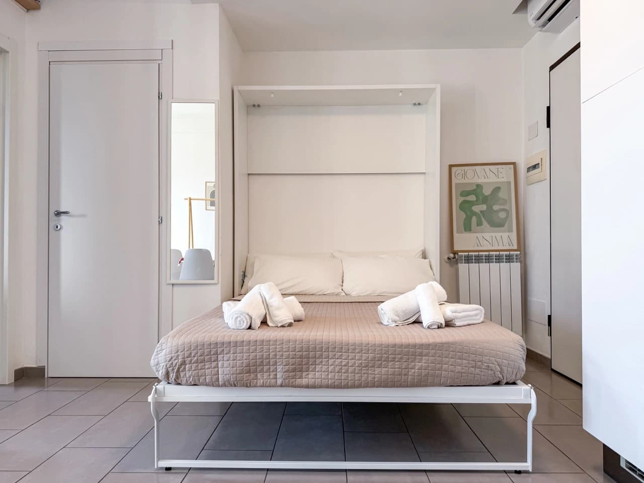 Second pull-down double bed